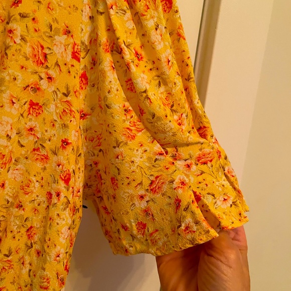 Evernew Dress, Australian brand, yellow floral, size 6 - Picture 5 of 8